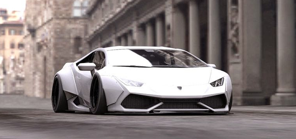 Liberty-Walk-Lamborghini-Huracan-Wide-Body-Front