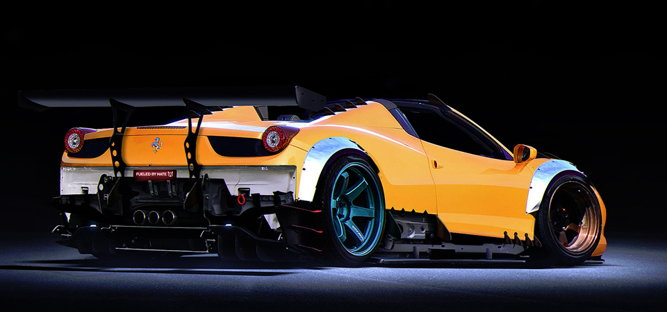 Ferrari-458-Spider-Attack-Supercar