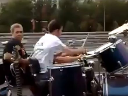 Dudes-Druming-On-The-Highway