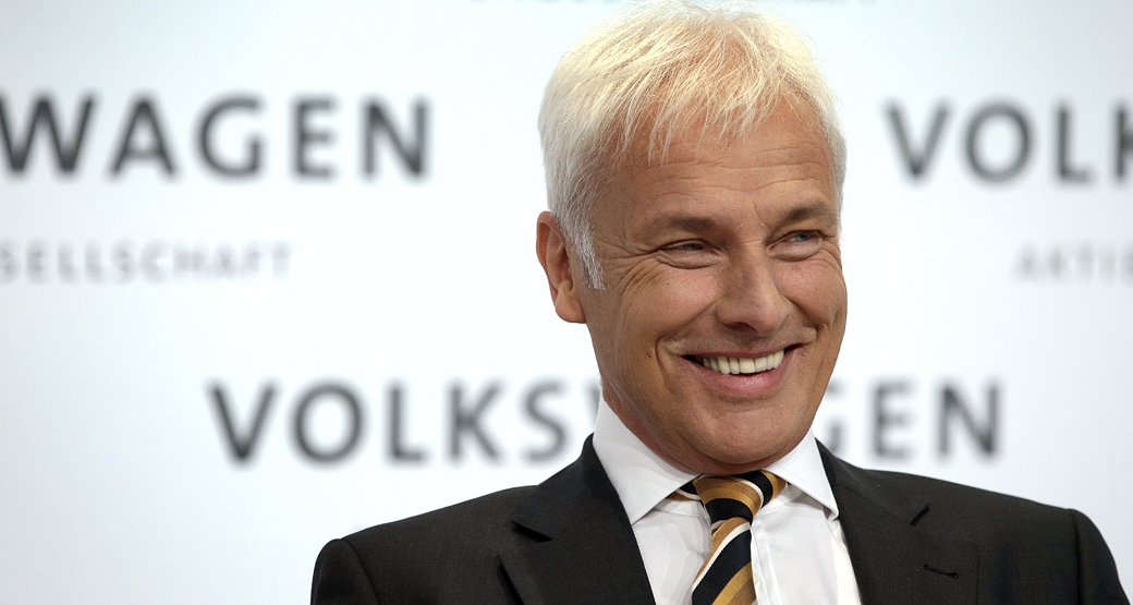 VW-CEO-Matthias-Mueller-Laughing