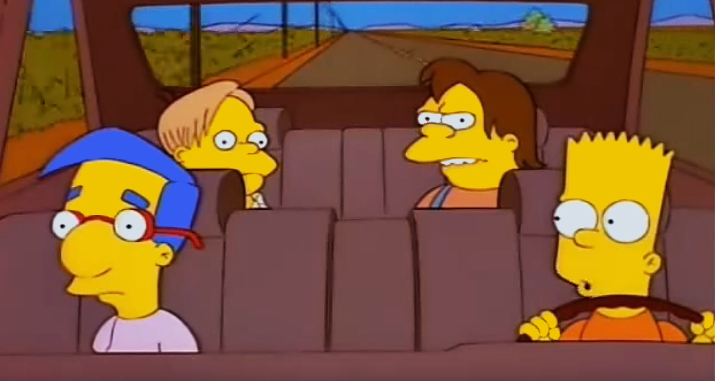 Bart-Simpson-Driving-A-Car