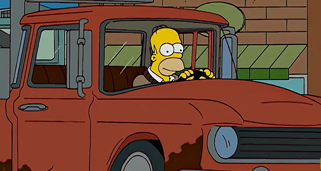 Homer-Simpson-Driving-A-Truck-Dailycarblog