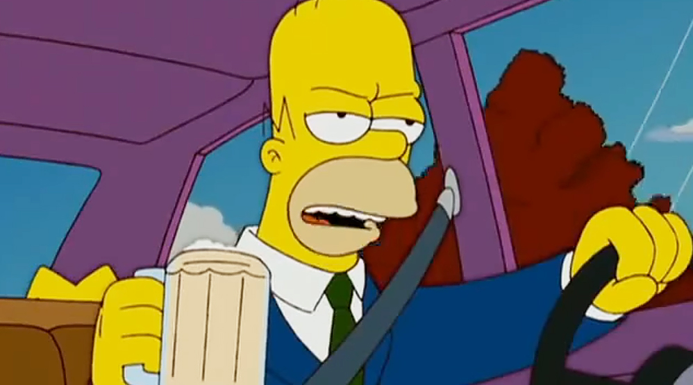 Homer-Simpson-Driving-Drinking-Beer-Dailycarblog