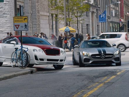 Bentley Continental GT supercar rams into a Mercedes AMG GT, dailycarblog.com