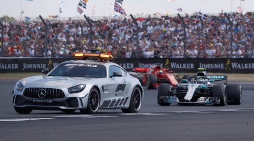 2018 British Grand Prix, Bottas heads safety car period