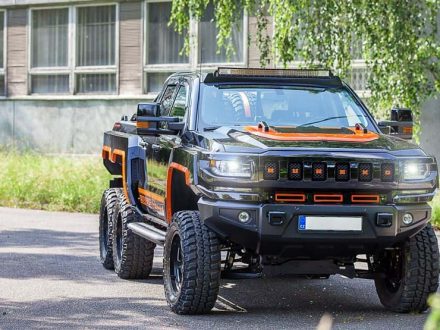 Bureko Silverado 6WD modofied Chevy Pickup Truck, dailycarblog.com