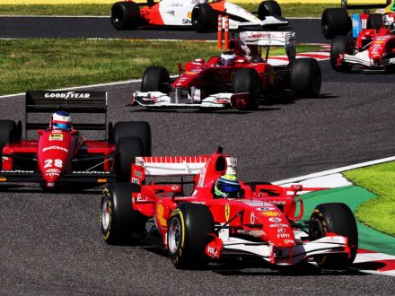 Felipe Massa, 2018 Japanese GP Ferrari demo run, dailycarblog.com