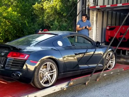 Samcrac, YouTuber, Salavaged Audi R8, Dailycarblog.com