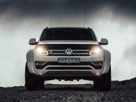 Volkswagen Amarok, arctic mad modification, front view, dialycarblog.com