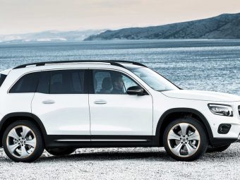Mercedes GLB Compact SUV beached