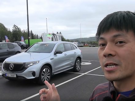 Bjorn Nyland Mercedes ECQ Dailycarblog