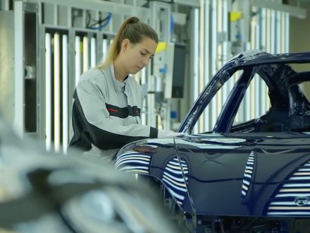 Porsche Taycan production dailycarblog.com