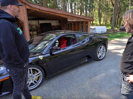 Barn Yard Ferrari F430 - Dailycarblog.com