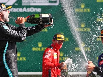 2020 Austrian Grand Prix, Bottas celebrates victory Daily Car Blog