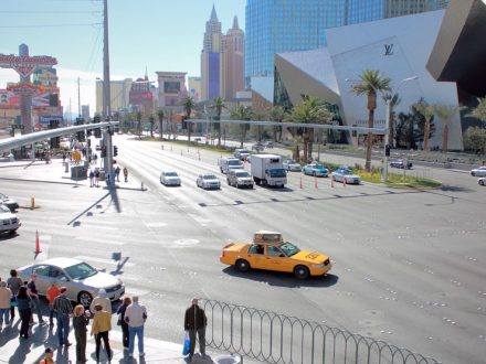 Las Vegas crosswalk dailycarblog.com