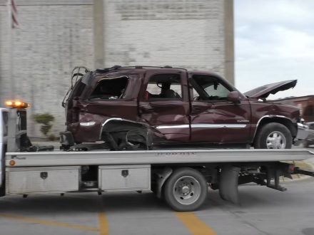 Chevrolet Tahoe vs Massive train dailycarblog