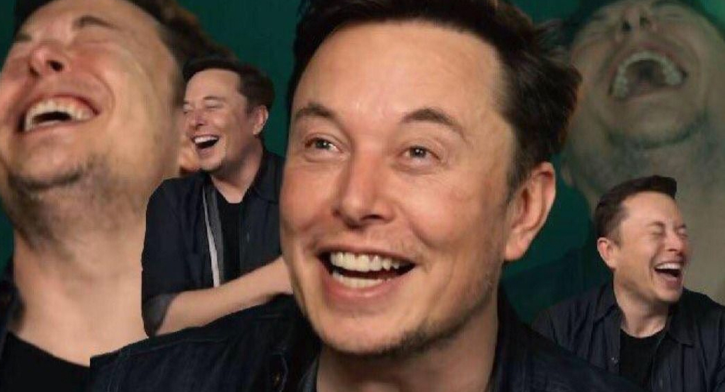 Elon Musk Laughing meme - Dailycarblog