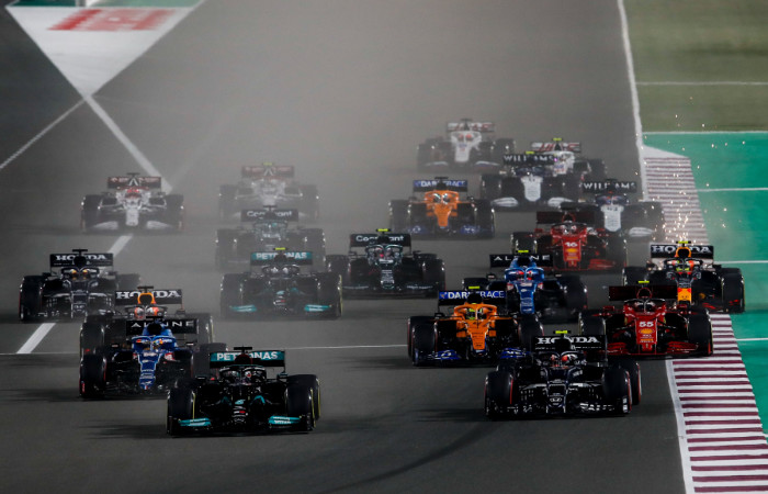 2021 Qatar Grand Prix - Race Start - Dailycarblog