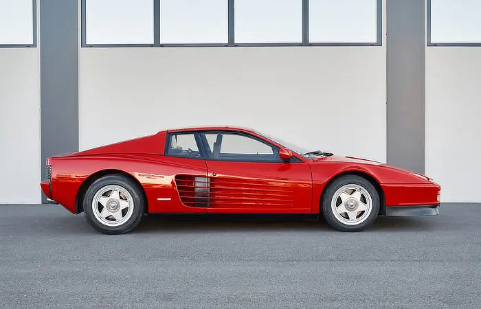 Ferrari Testarossa For Sale - Side Elevation - Dailycarblog