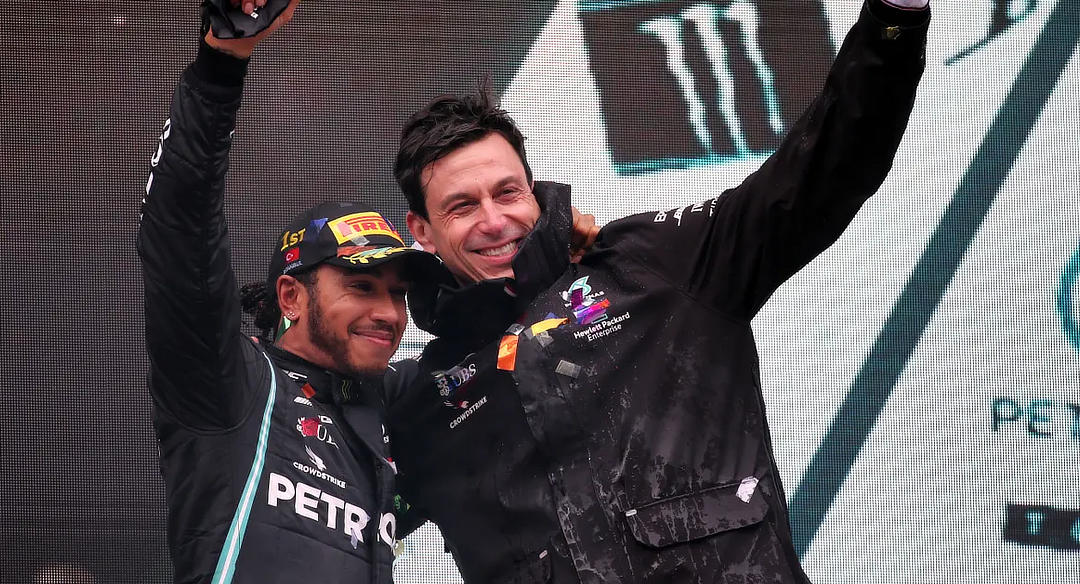 Toto Wolff And Sir Lewis Hamilton - Daily Car Blog
