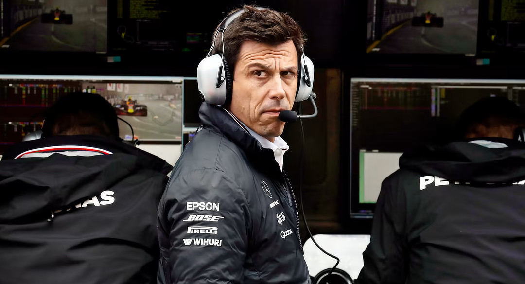 Toto Wolff Mercedes F1 Team Principle - Unimpressed Look