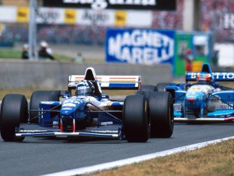 Damon Hill vs Michael Schumacher - 1995 - Daily Car Blog