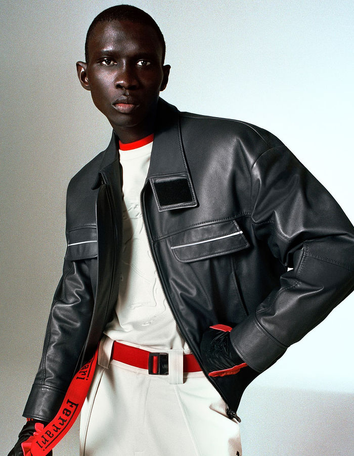 Ferrari Fashion- Mens Short Leather Jacket - Daily Car Blog