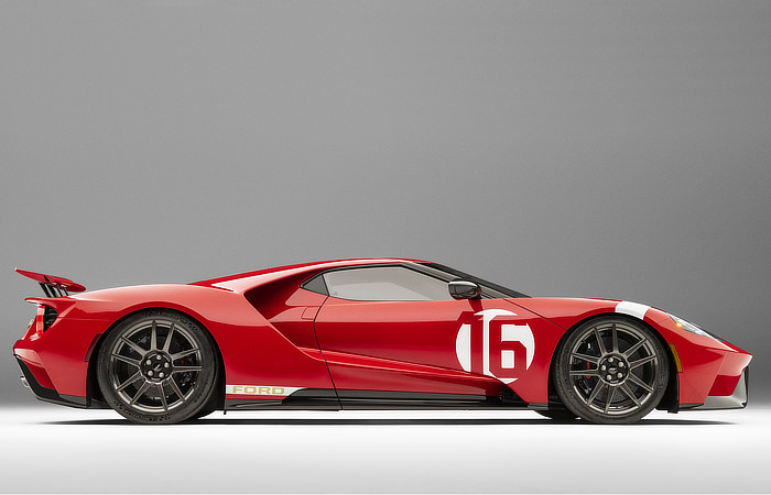 Ford GT Alan Mann Heritage Edition - Side View - Daily Car Blog