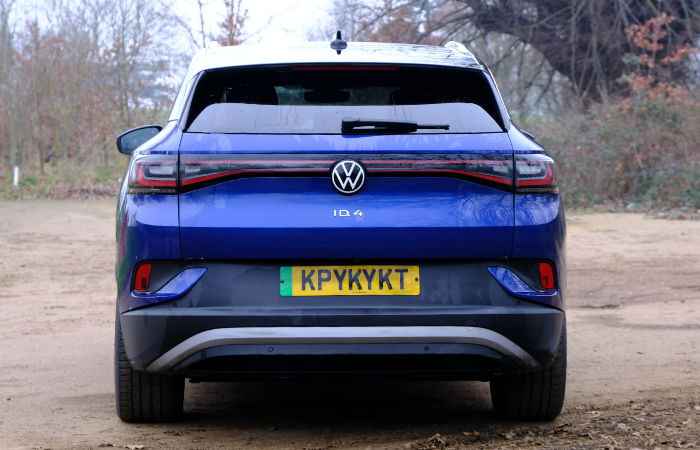 Volkswagen ID 4 Review 2022 - Rear - Daily Car Blog