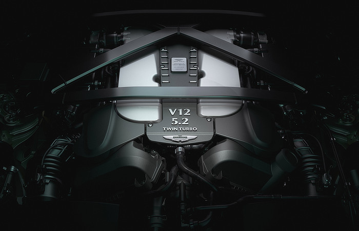 Aston Martin V12 Vantage - 2022 - Engine Bay - Daily Car Blog