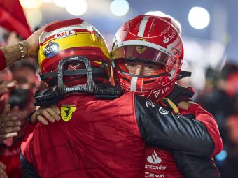 2022 Bahrain Grand Prix - Race Result - Charles Leclerc victory hugger