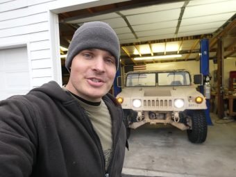 JerryRigEveryThing and his electric Humvee Project