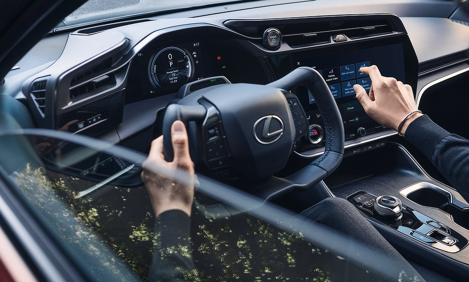 Lexus Copy Pastes The Tesla Yoke Steering Wheel