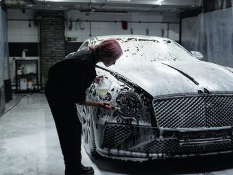 Car Care Products - Cleaning A Bentley