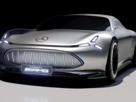 Mercedes Vision AMG Concept - A Porsche Taycan rival