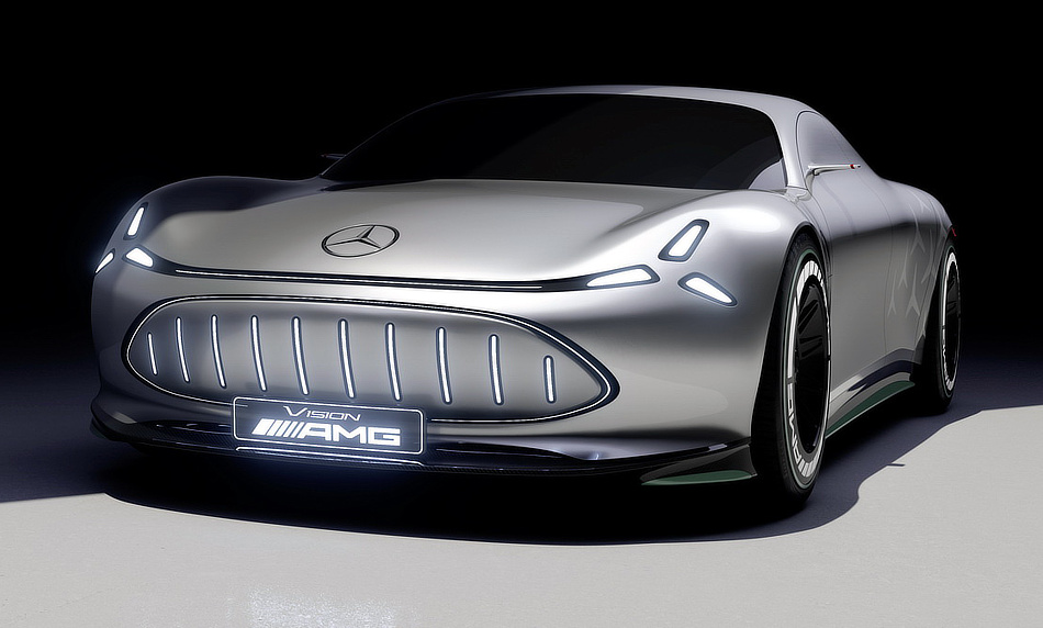 Mercedes Vision AMG Concept - A Porsche Taycan rival