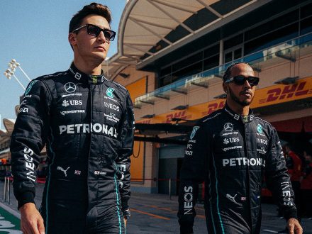 George Russell Mercedes Top Dog