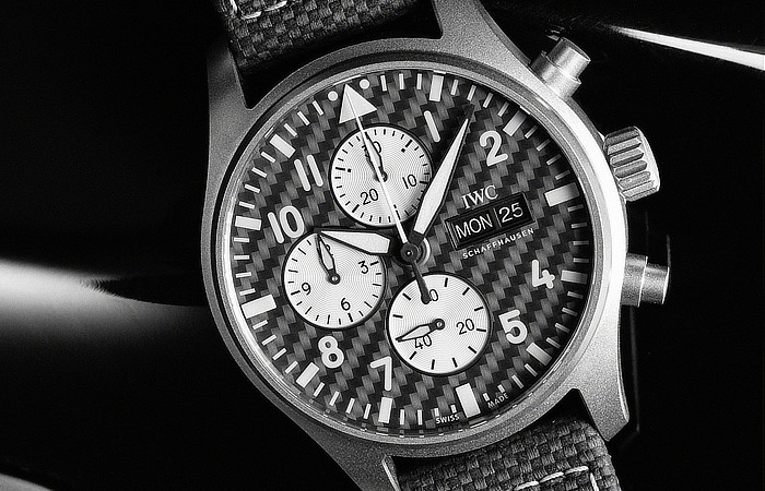 IWC Pilot’s Watch Chronograph Edition AMG - Dial details