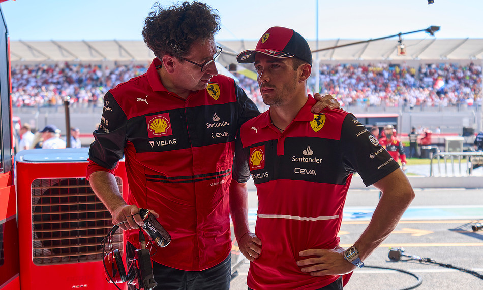 Charles Leclerc angry after unforced error at 2022 French GP