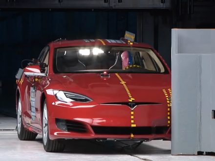 Tesla Model S Test Crash 2022