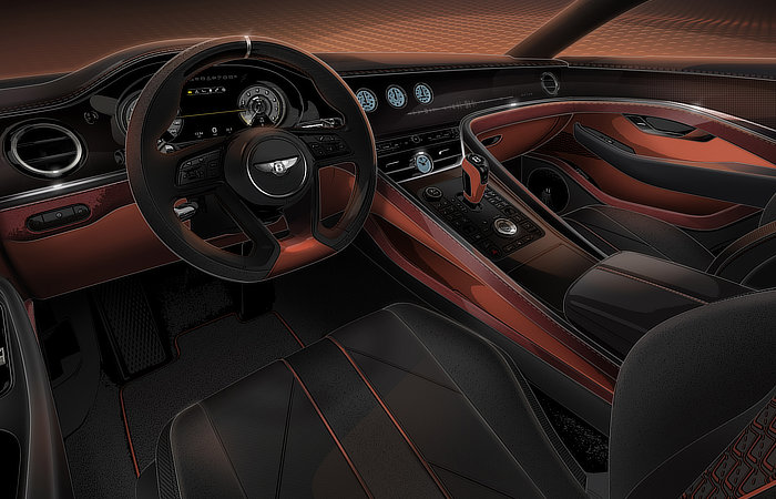Bentley Mulliner Batur - Interior design