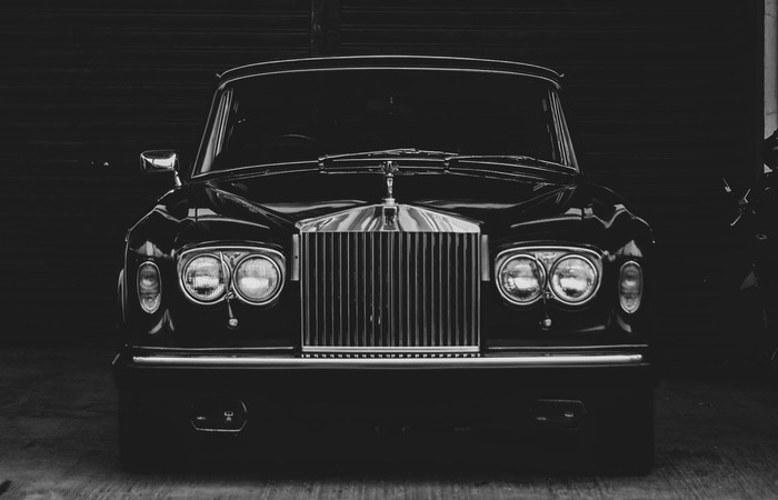 Luxury car maintenance - Vintage Rolls Royce