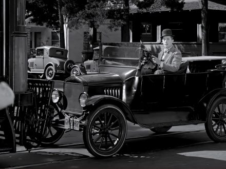 Laurel and Hardy second hand car - hog wild