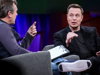 Elon Musk talking to Ted