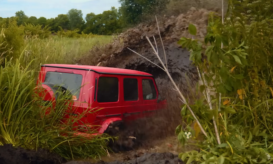 Honky Tonk WhistlinDiesel drives into a sinkhole