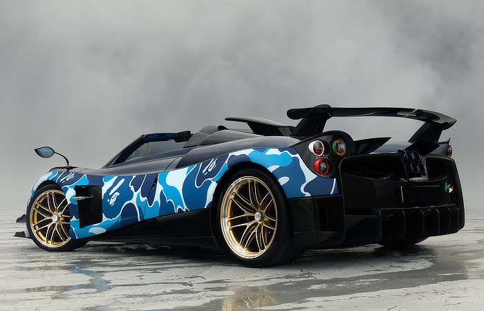 BAPE and Pagani reveal 2022 clothing collection - Rear