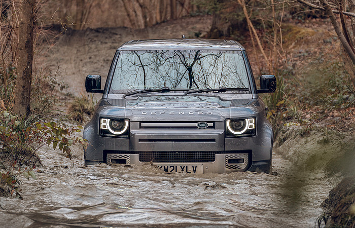 Land Rover Defender Review - 2023 - submerged