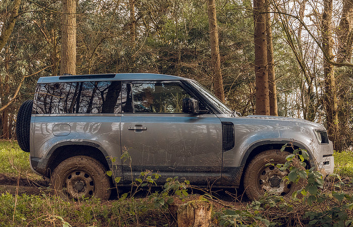 Land Rover Defender Review - 2023 - Into the forest