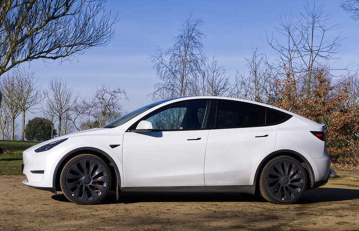 2023 Tesla Model Y Performance Review - Side view