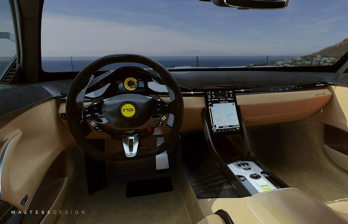 Ferrari Testarossa Concept - 2023 - Interior
